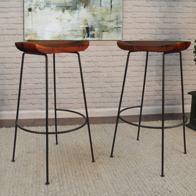 Axelle Solid Wood Bar and Counter Stool by Union Rustic