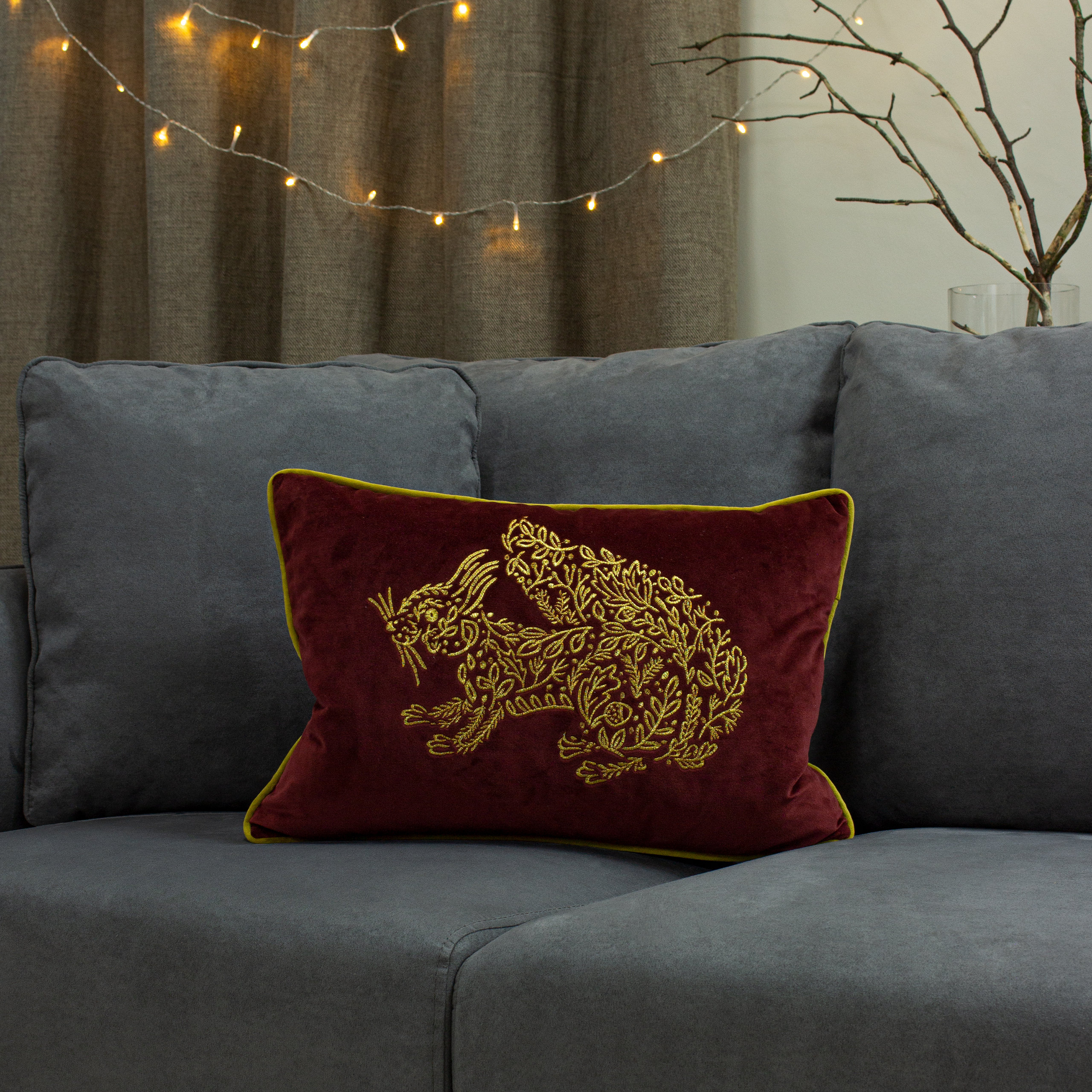 squirrel cushion cover