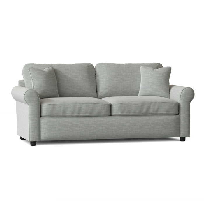 Lark Manor Antoinette 82" Rolled Arm Sofa Bed Slipcovered
