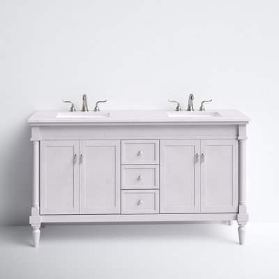 60" Double Bathroom Vanity Set by Joss and Main