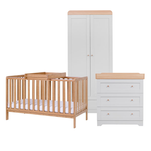 changing table and wardrobe set