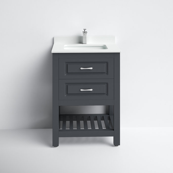 Joss and Main Needville 24" Single Bathroom Vanity Set