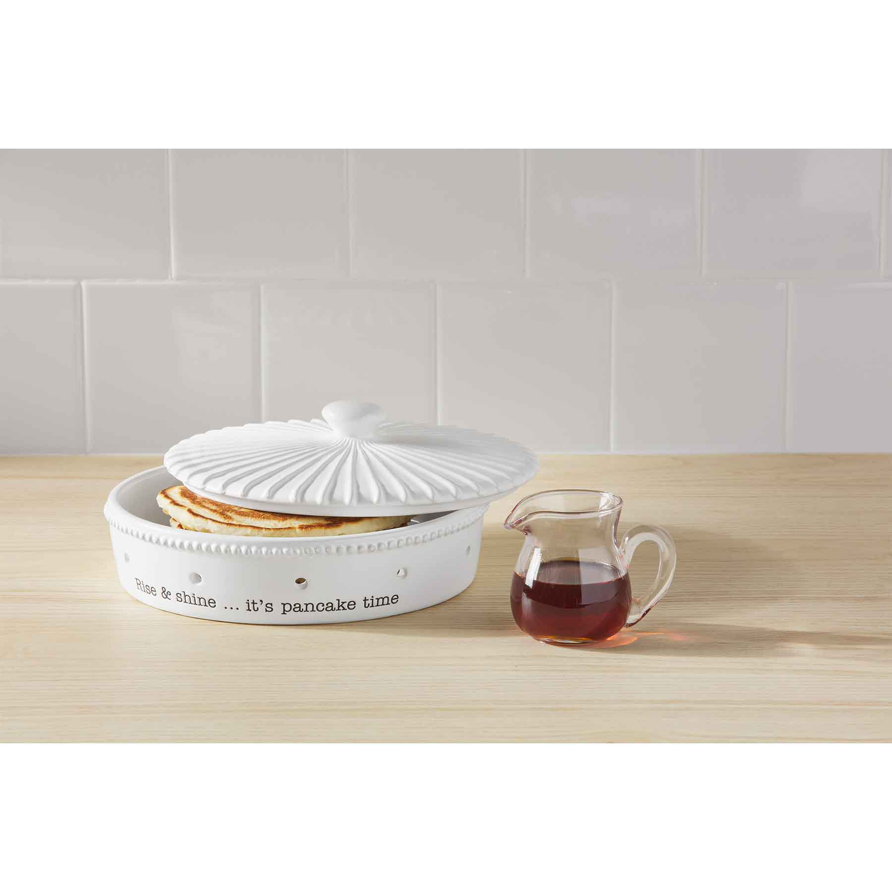 Mud Pie Pancake Warmer And Syrup Serving Set Wayfair