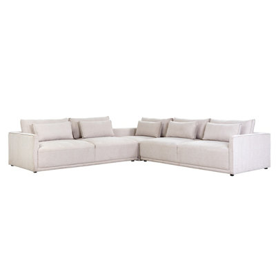 Remillard 134" Wide Reversible Modular Corner Sectional by Joss and Main