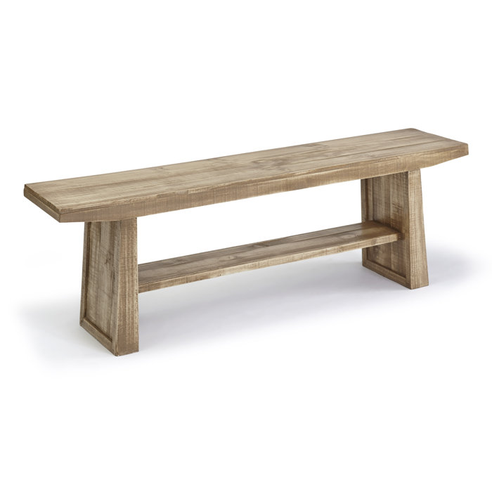 Joss and Main Xander Solid Wood Bench