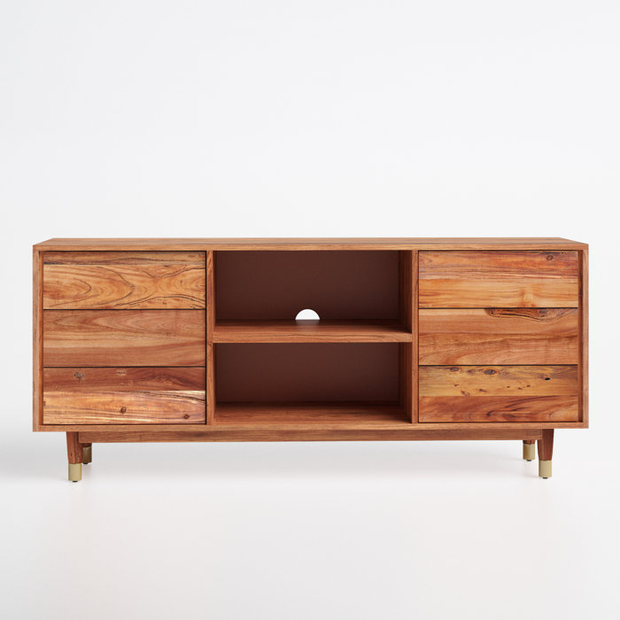 Joss and Main Corrine Solid Wood TV Stand for TVs up to 65"