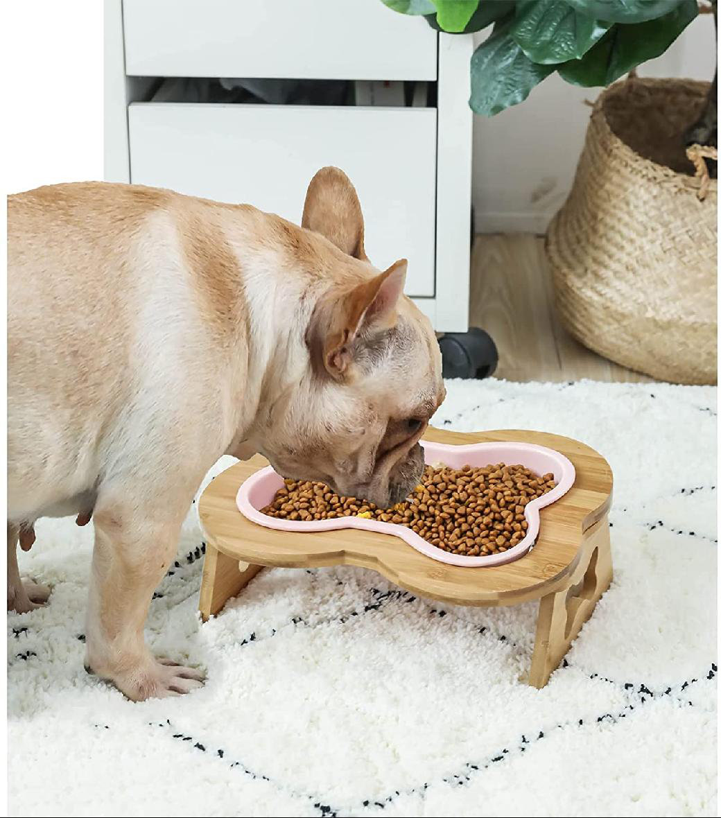 weighted dog water bowl
