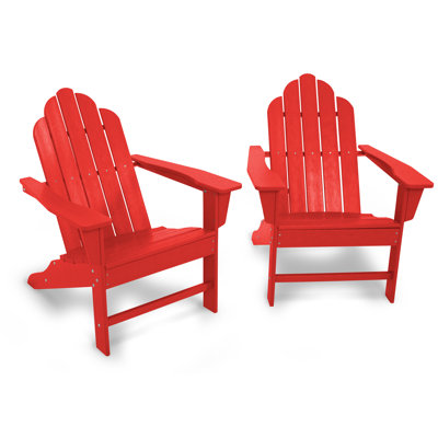 Long Island Plastic/Resin Adirondack Chair by POLYWOOD