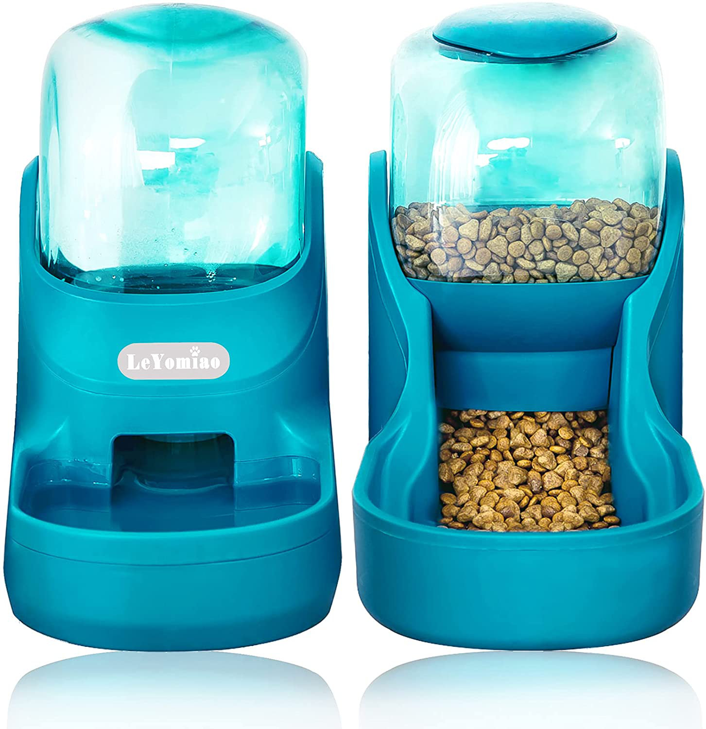 automatic pet feeder and waterer