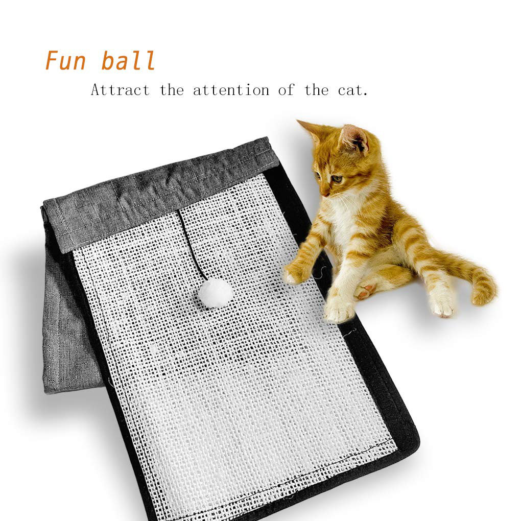 cat scratching fabric