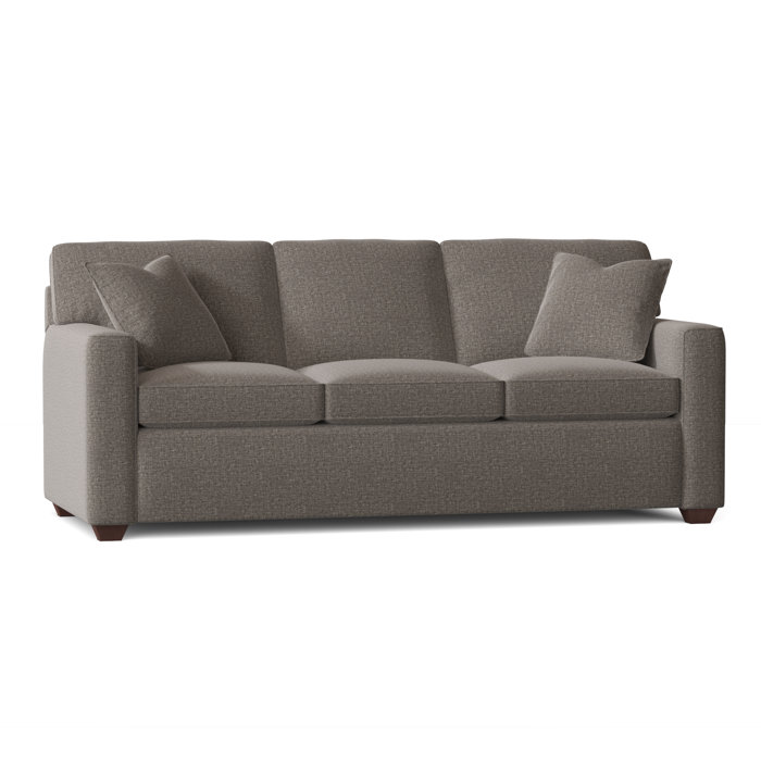 Ebern Designs Lesley 87" Square Arm Sofa Bed with Reversible Cushions