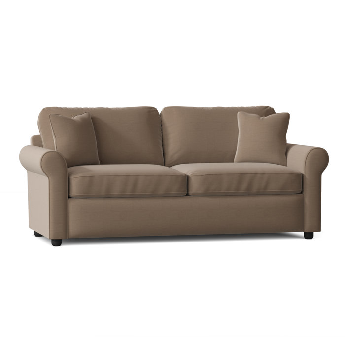 Lark Manor Antoinette 82" Rolled Arm Sofa Bed Slipcovered