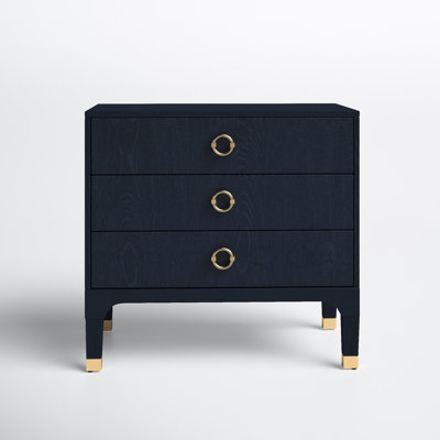 Quincy 3 - Drawer Nightstand by Joss and Main