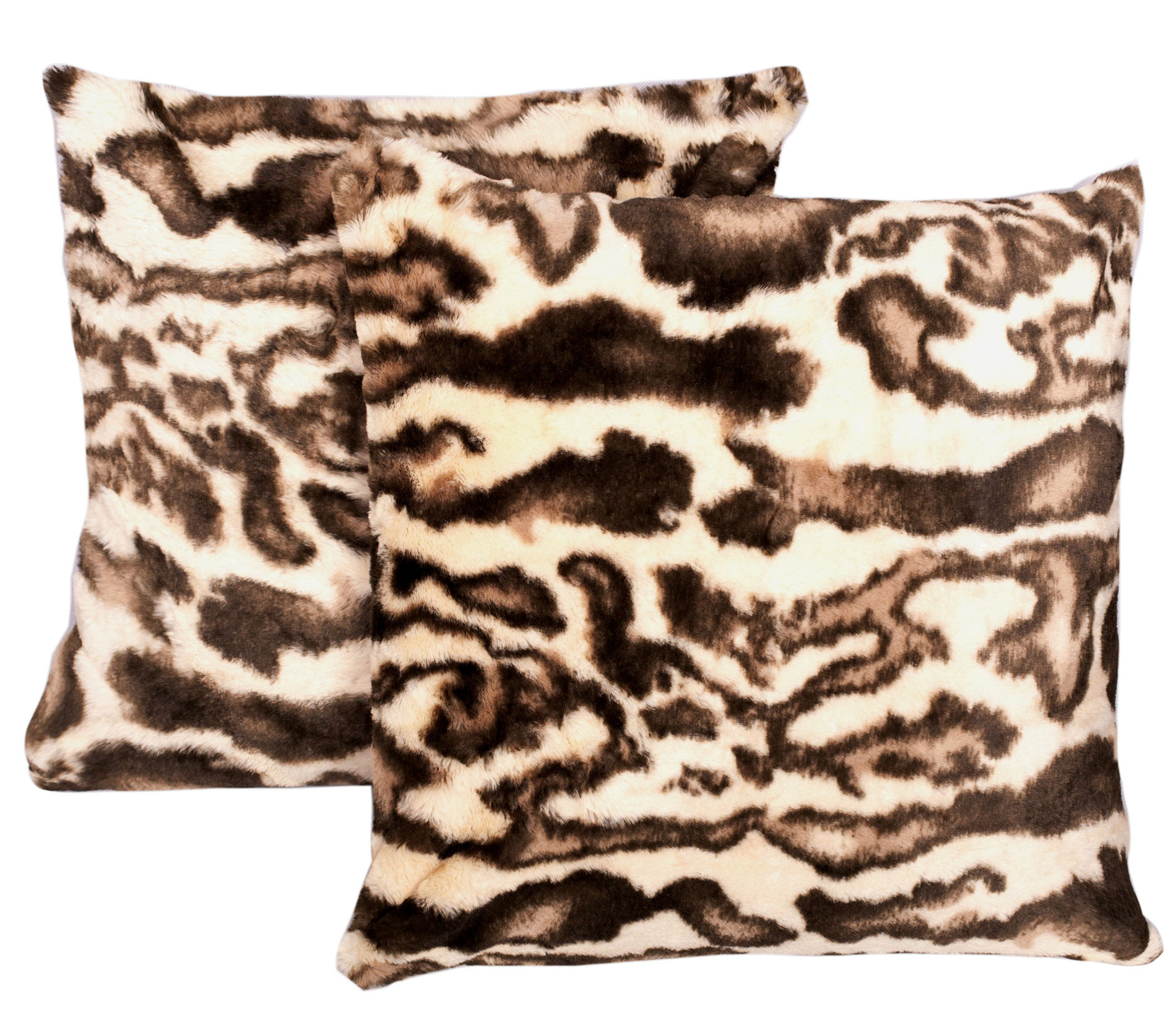 giraffe print cushion