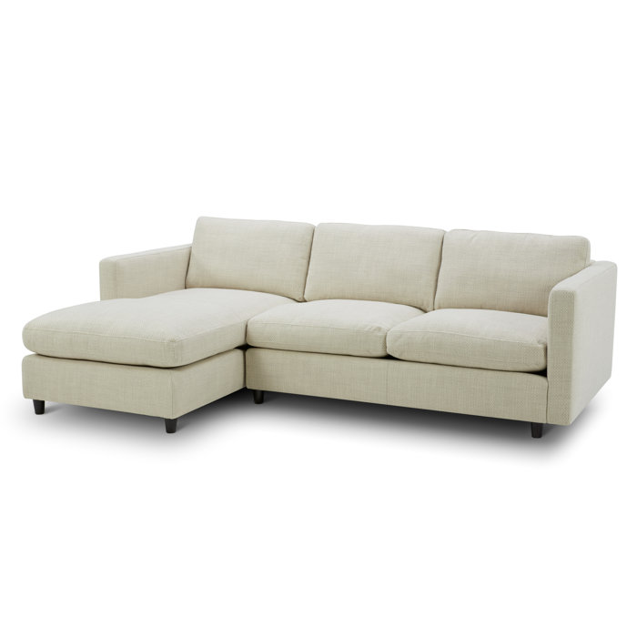 Joss and Main Molina 99.25" Wide Left Hand Facing Down Cushion Sofa & Chaise