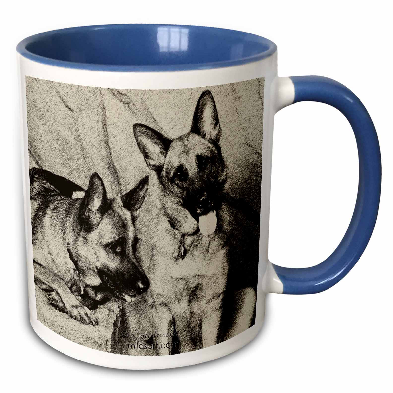 german shepherd coffee mug