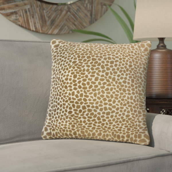 tiger print throw pillows