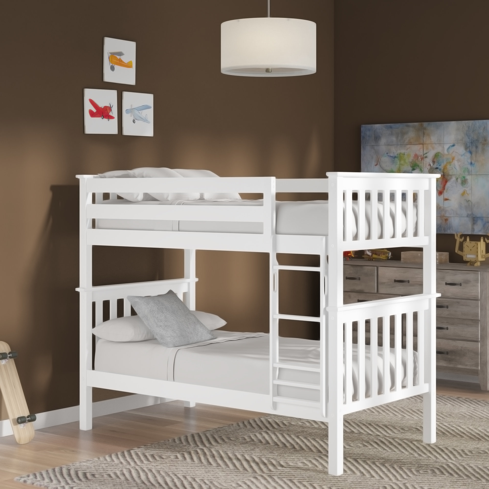 bunk beds with removable cot gates
