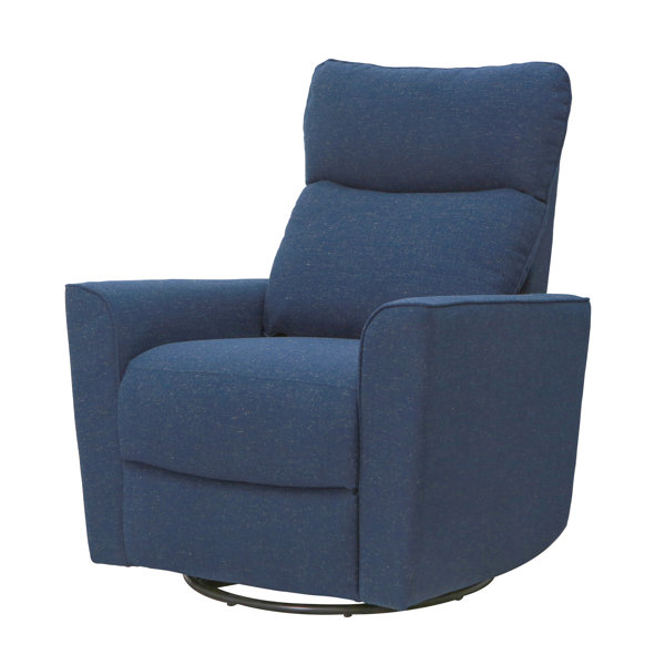 navy blue glider recliner