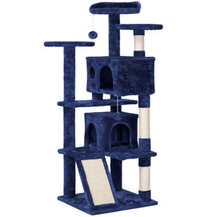 navy blue cat tree