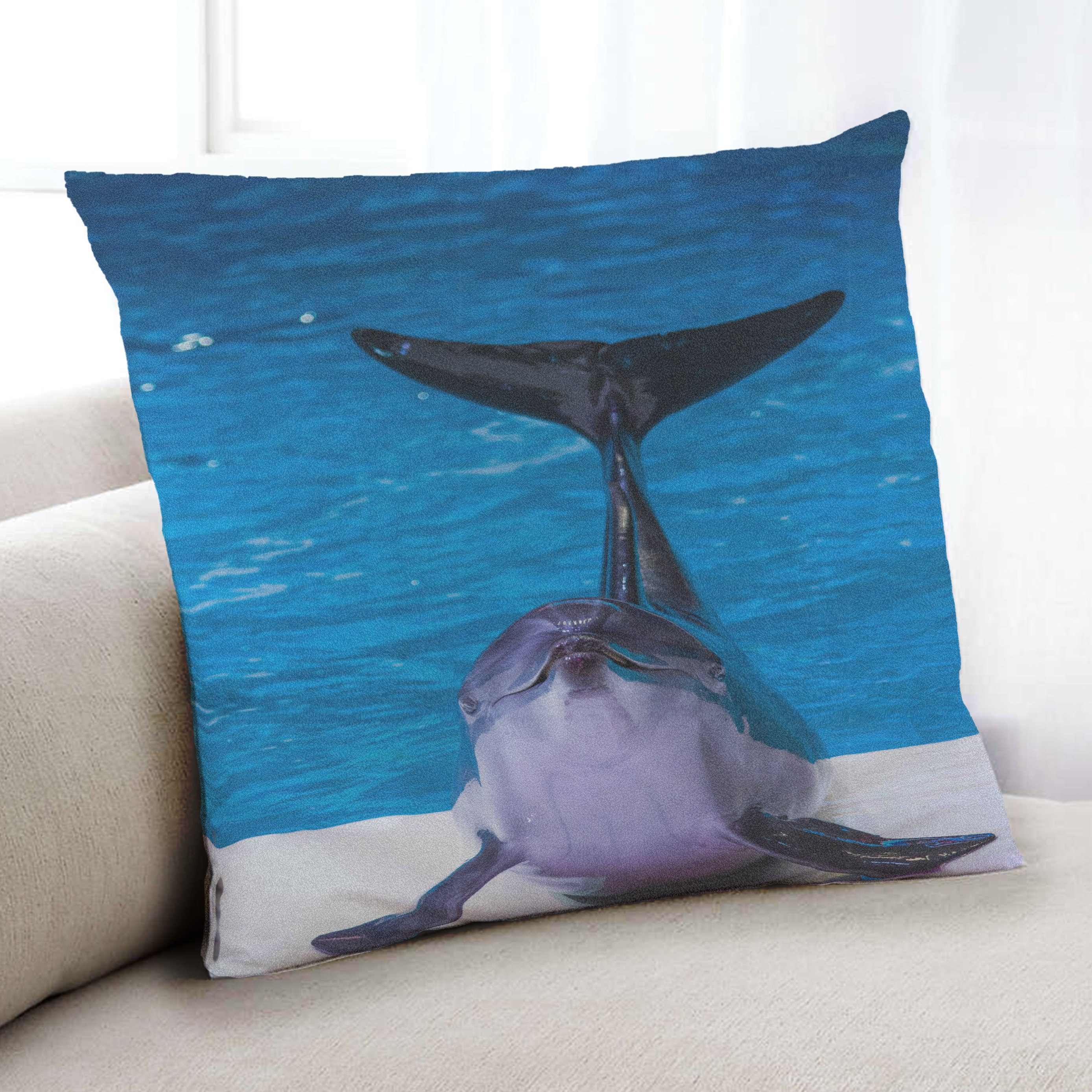 dolphin throw pillows