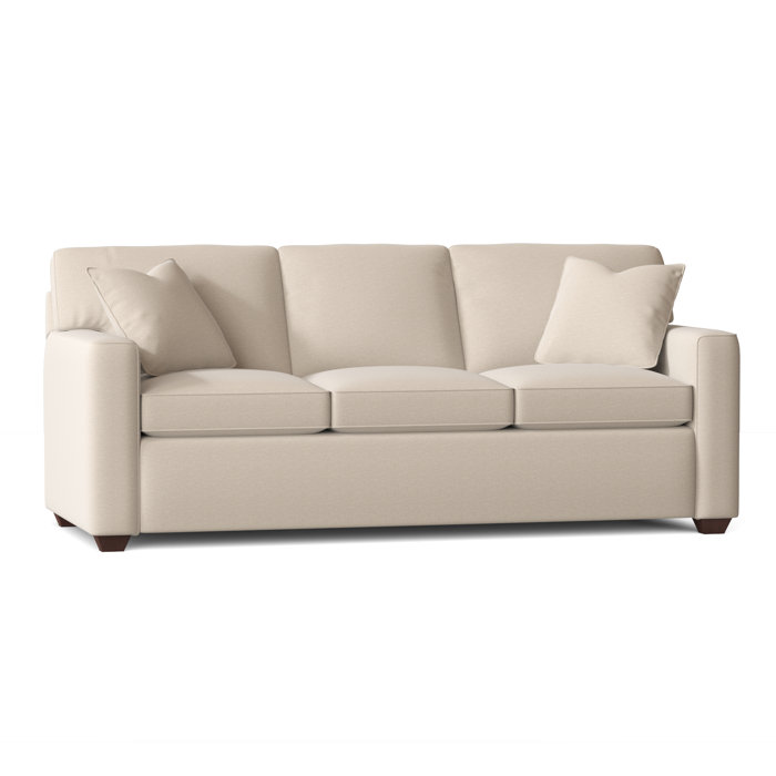 Ebern Designs Lesley 87" Square Arm Sofa Bed with Reversible Cushions