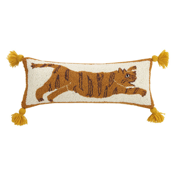Makers Justina Blakeney Tiger Pom Hook Pillow Reviews | Wayfair