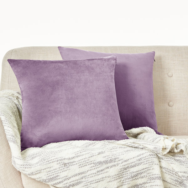 deep purple pillows