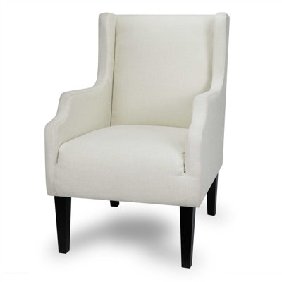 23.62" W Polyester Wingback Chair