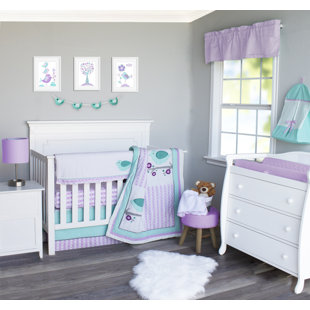 turquoise crib bedding