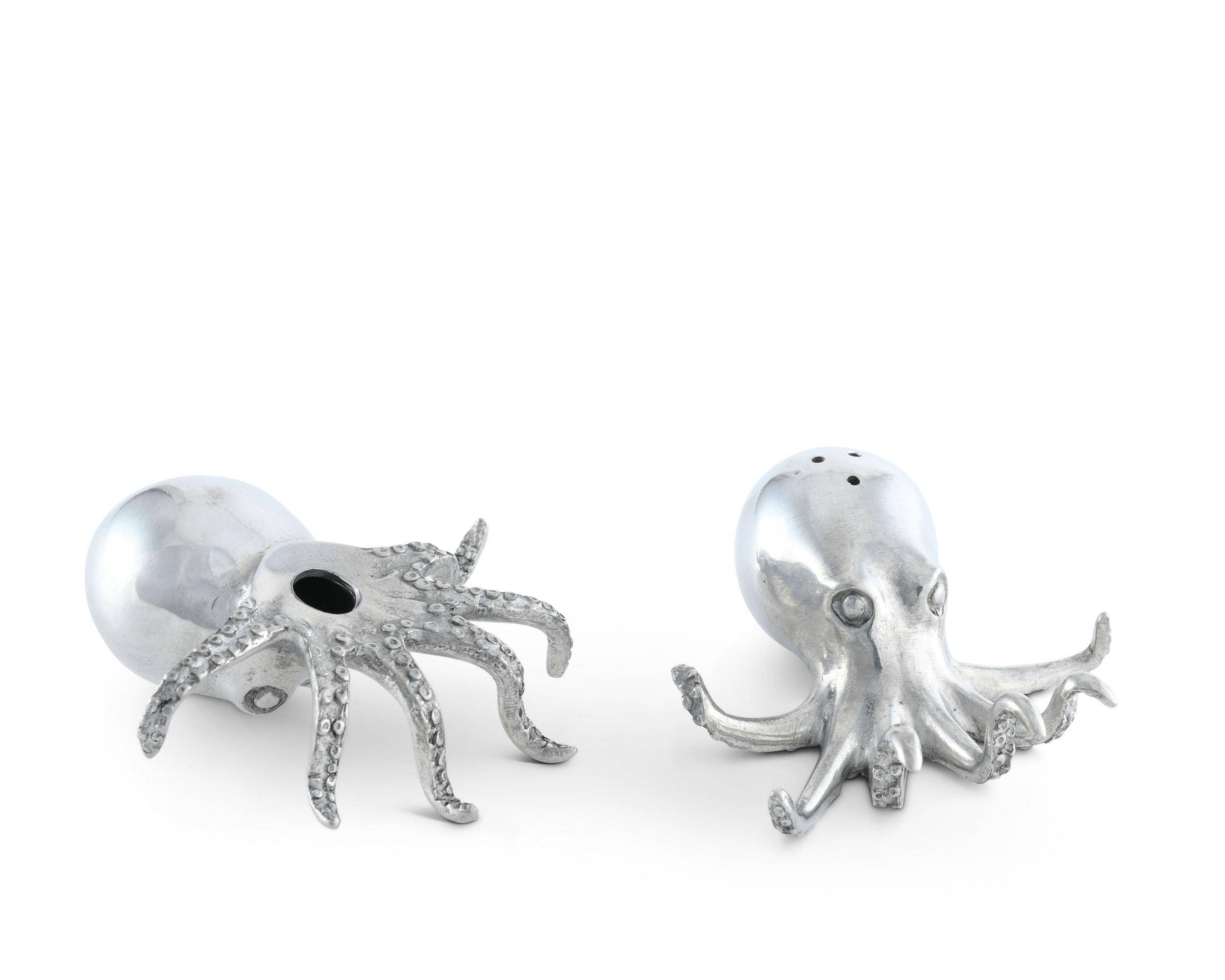 Vagabond Sea and Shore Pewter Octopus Salt and Pepper Shaker Set | Wayfair