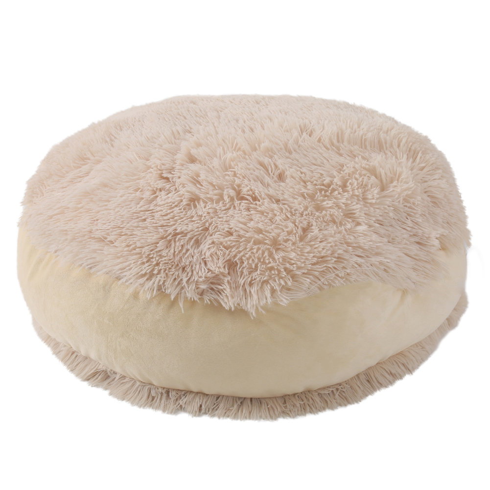round fluffy pillow