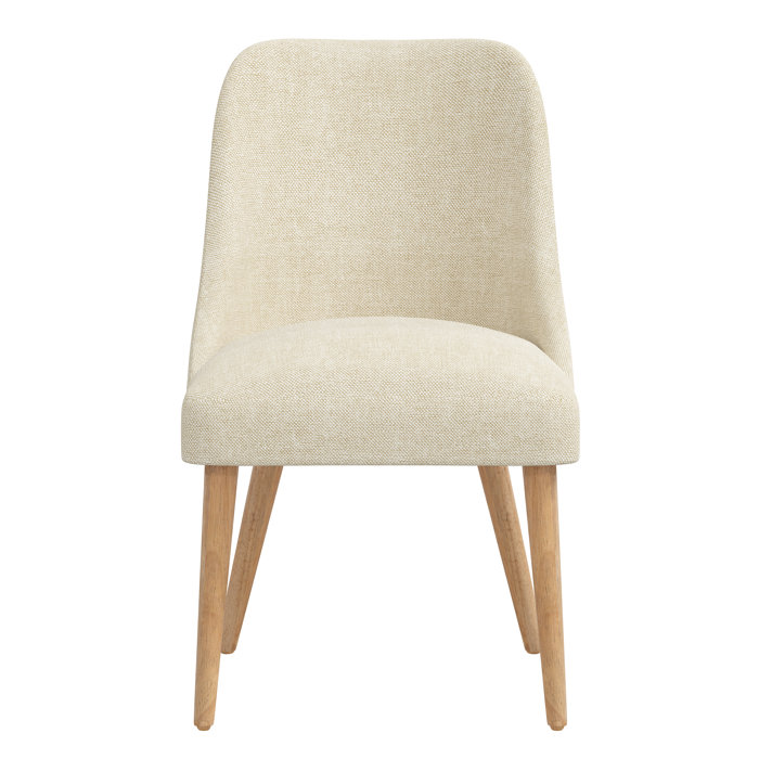 Joss and Main Nantucket Upholstered  Side Chair in Ivory