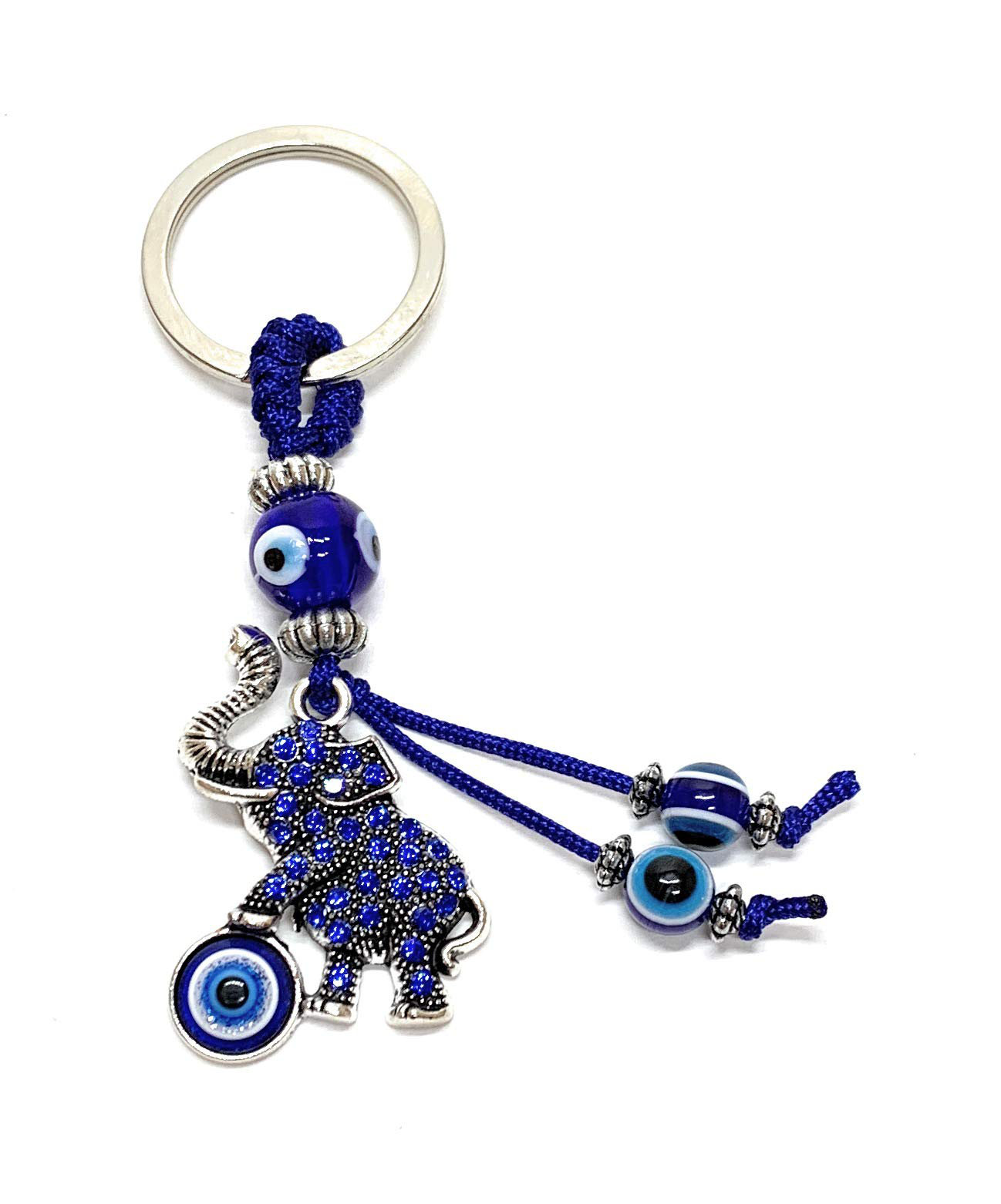 Good Luck Elephant Keychain With Crystals and Rhinestones Charm Gift Good Luck Elephant Keychain With Crystals and Rhinestones Charm Gift