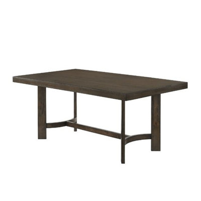 Petrey 70" Solid Wood Trestle Dining Table by Red Barrel Studio