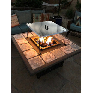Fire Pit Heat Deflector Custom | Wayfair