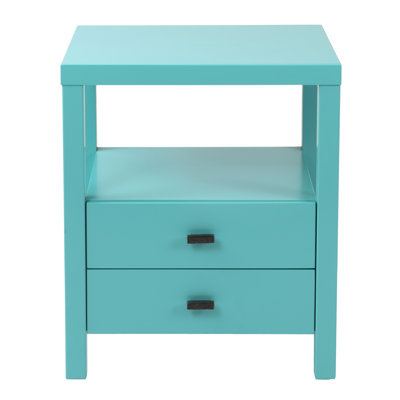 Leflore 2 - Drawer Solid Wood Nightstand by Hashtag Home