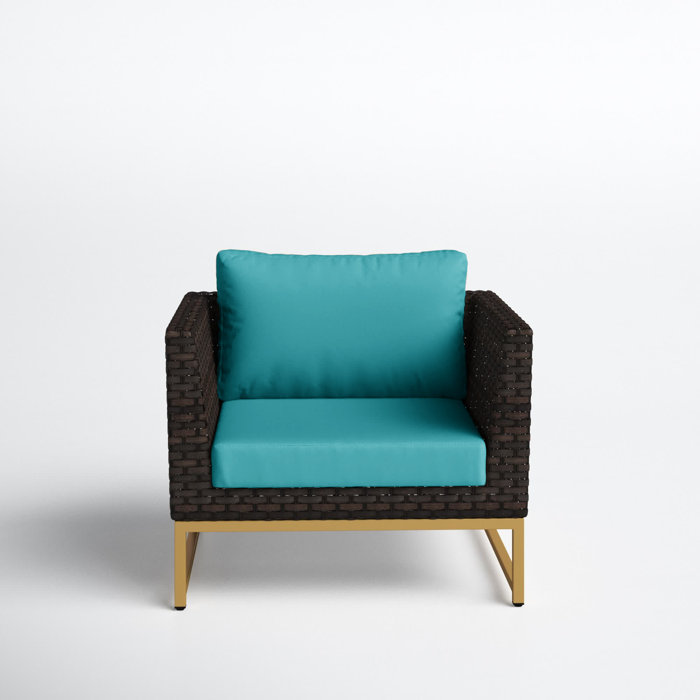 Joss and Main Patio Chair with Cushions