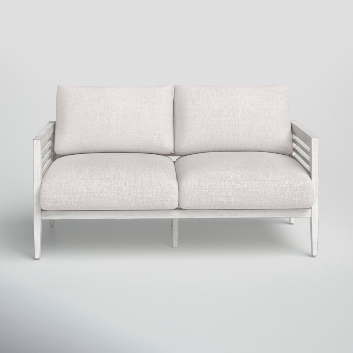 Joss and Main Julian Patio Loveseat with Cushions