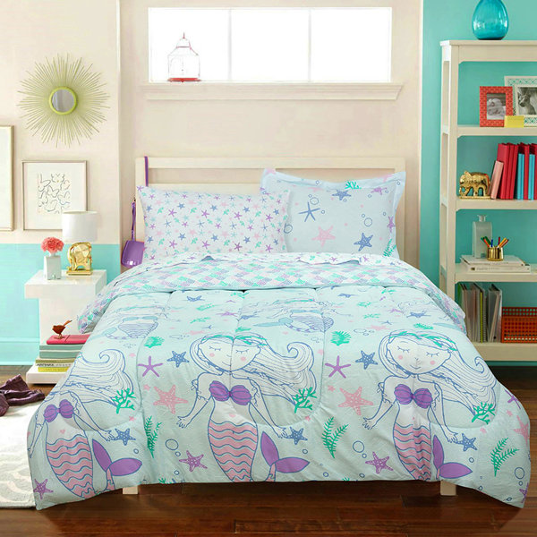 mermaid cat comforter