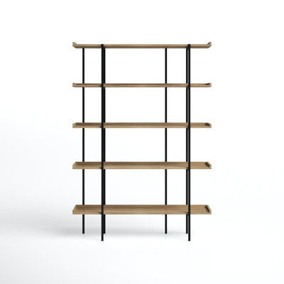 Shayla 68" H x 47.5" W Iron Etagere Bookcase by Joss and Main