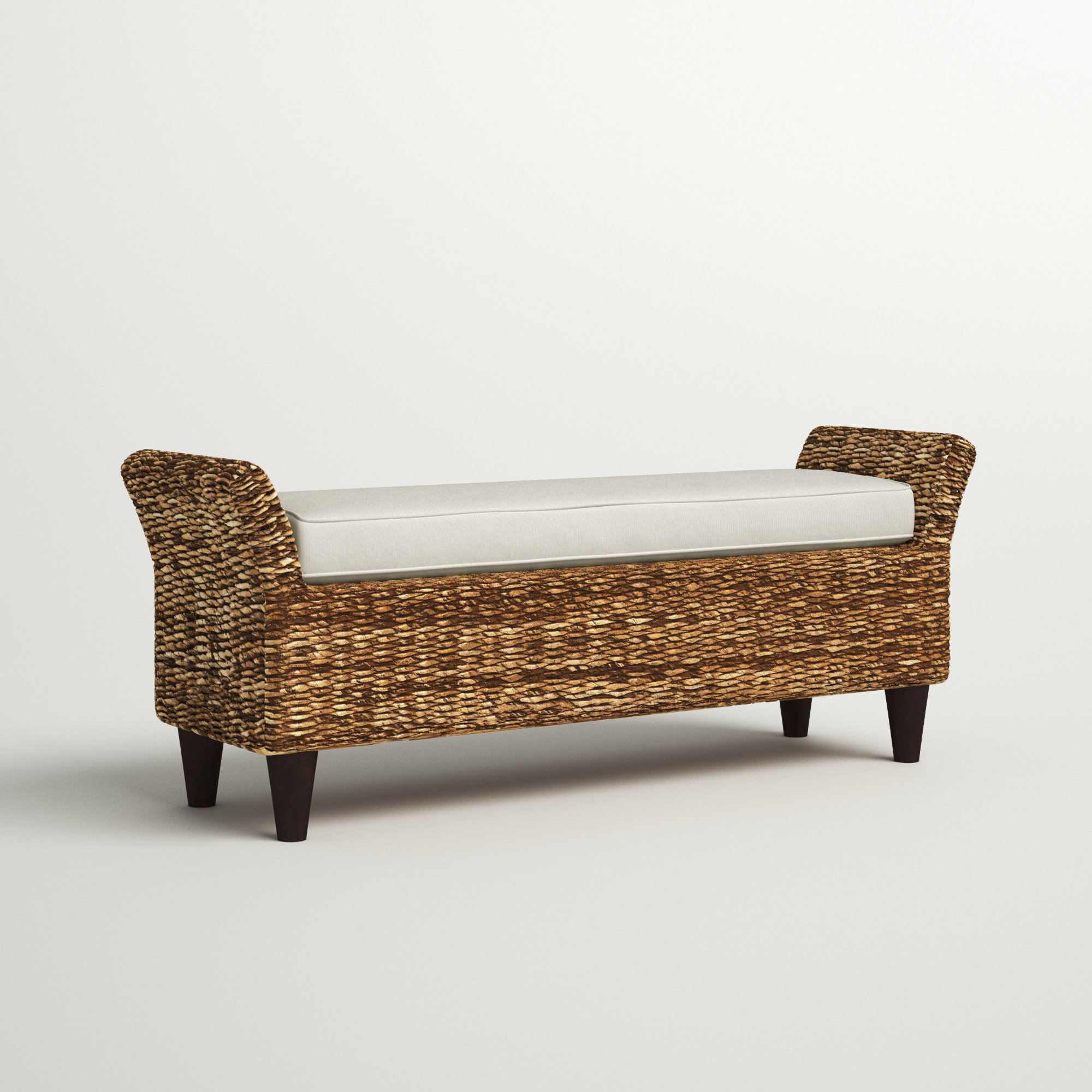 wicker bench cushion