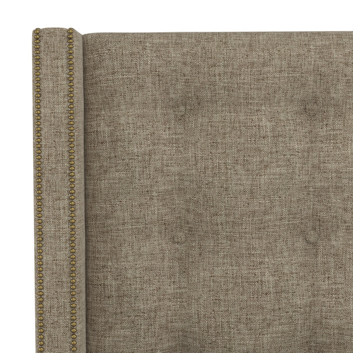 Joss and Main Harrell Tufted Upholstered Low Profile Platform Bed