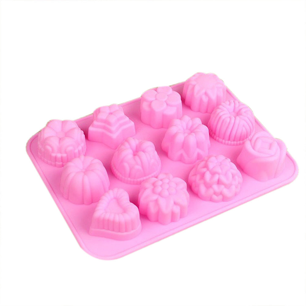 Silicone 3D Cake Baking  House Mould Chocolate Soap  Mold Jelly Ice Tray