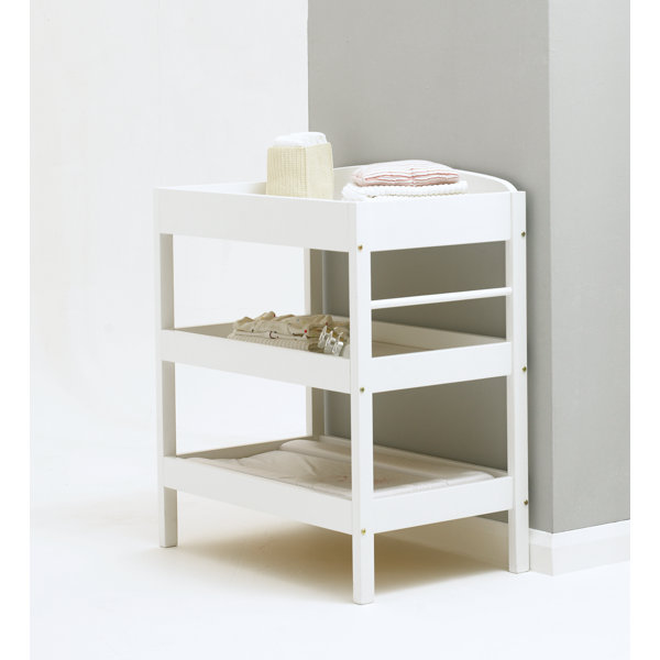 corner changing table with drawers