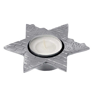 Jerusalem Star Tea Light Candle Holder