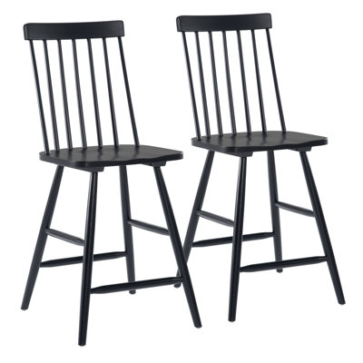 Dyesha Counter Chair Black by Gracie Oaks