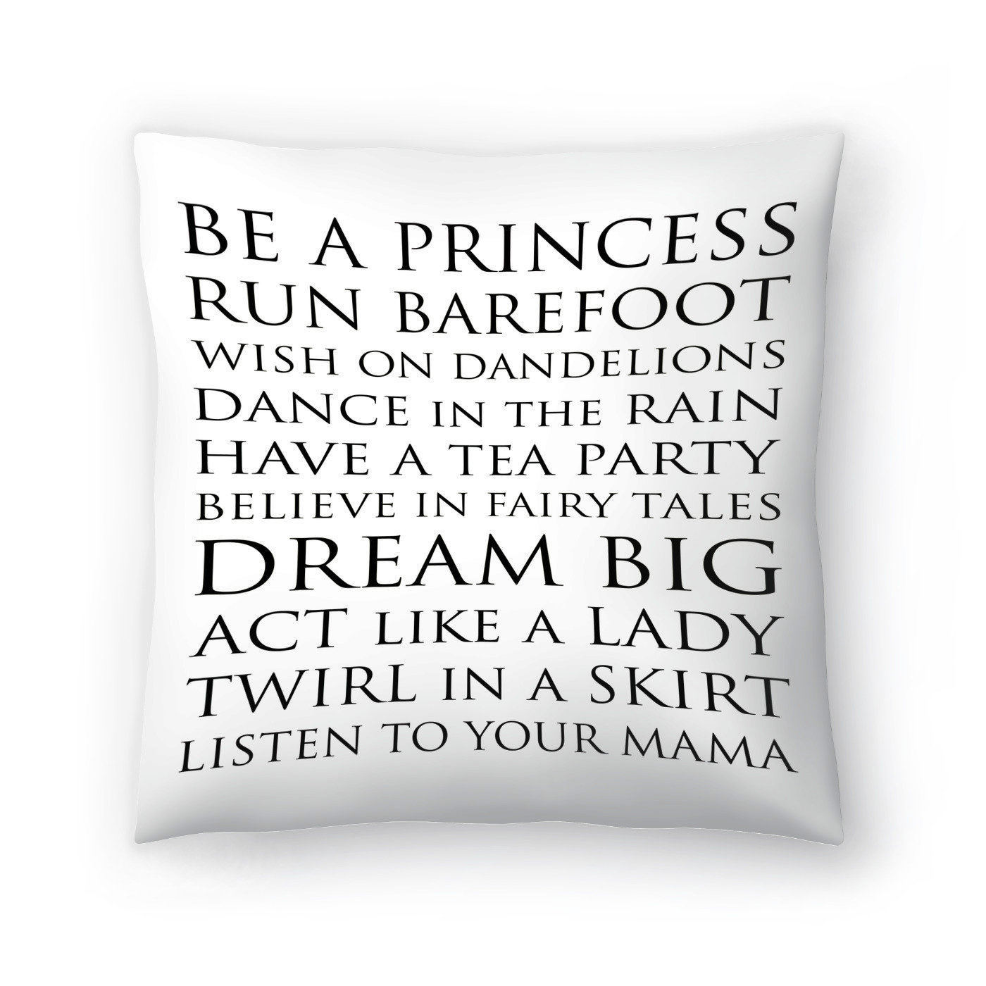 princess throw pillow