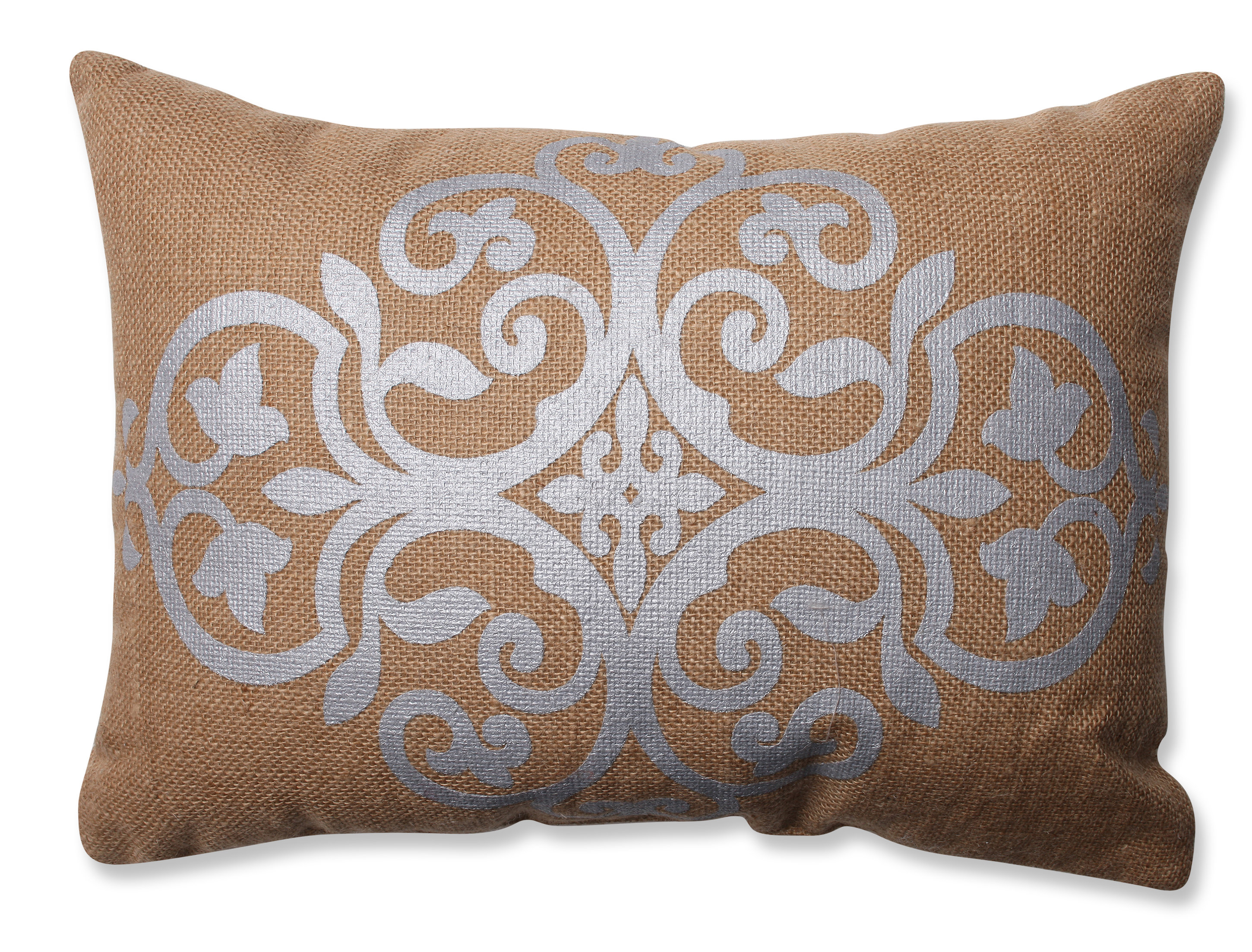 jute throw pillow