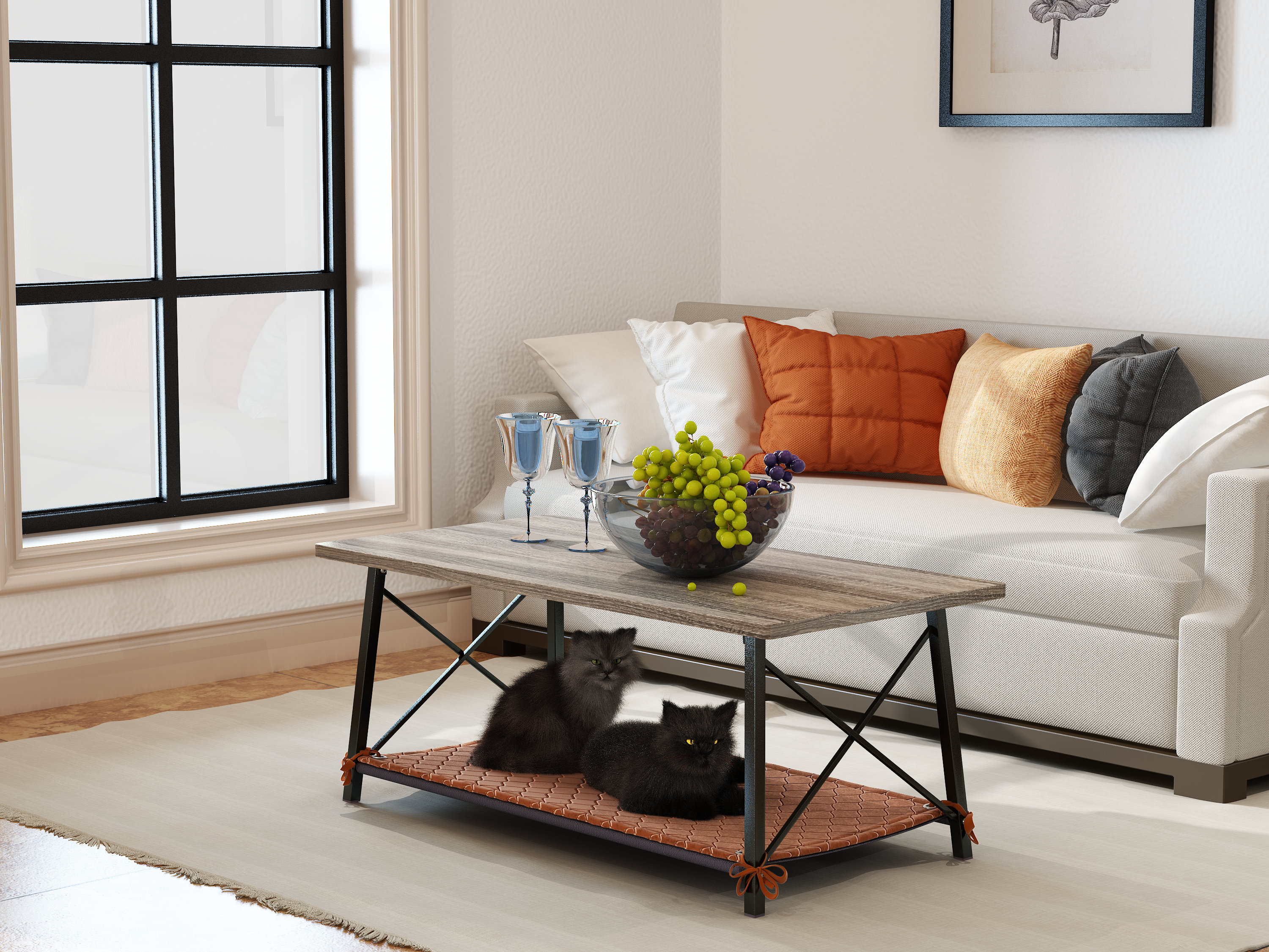 coffee table dog house